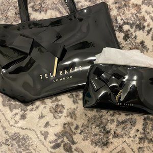Ted Baker Tote & small cosmetic bag
